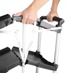 Vogue 3 Tier PP Folding Trolley Black - Image 7
