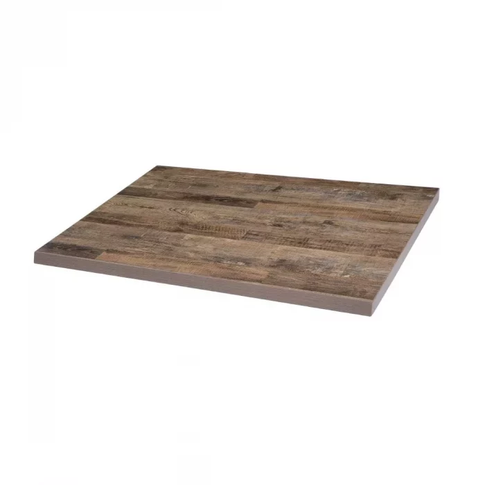 Bolero Pre-Drilled Rectangular Table Top Urban Dark 1100(W) x 700(D)mm - Image 1