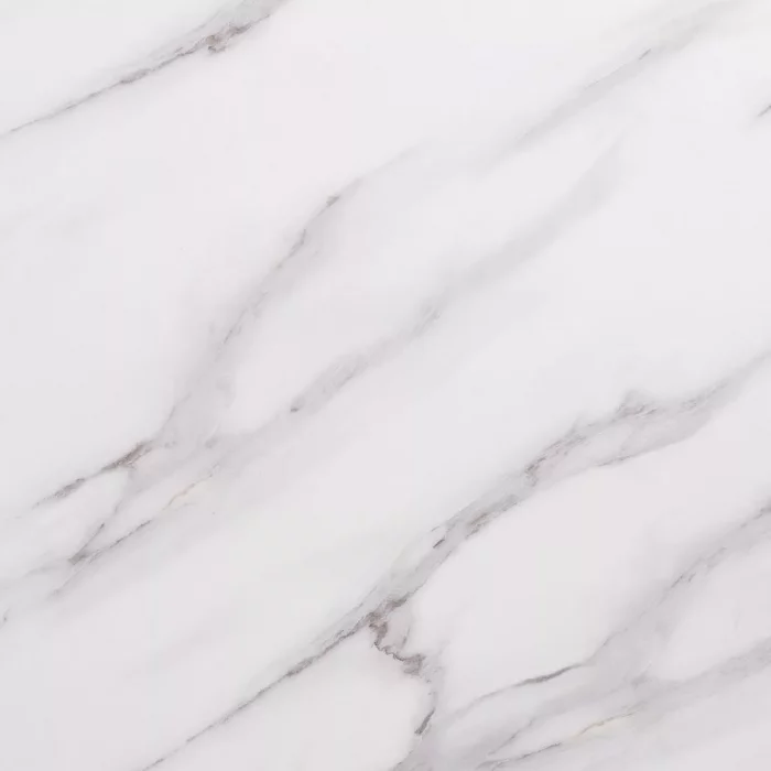 Bolero Pre-Drilled Square Table Top Marble Effect 700mm - Image 1