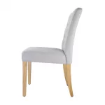 Bolero Chiswick Button Dining Chairs French Grey (Pack of 2) - Image 5