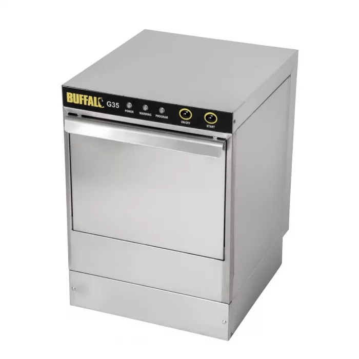 Buffalo Countertop Glasswasher 350mm x 350mm Baskets - Image 3
