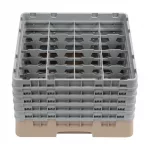 Cambro Camrack Beige 16 Compartments Max Glass Height 257mm - Image 2