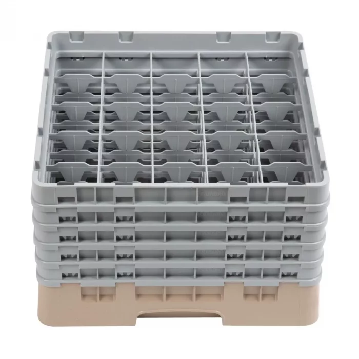 Cambro Camrack Beige 25 Compartments Max Glass Height 257mm - Image 2