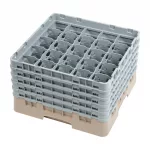 Cambro Camrack Beige 25 Compartments Max Glass Height 257mm