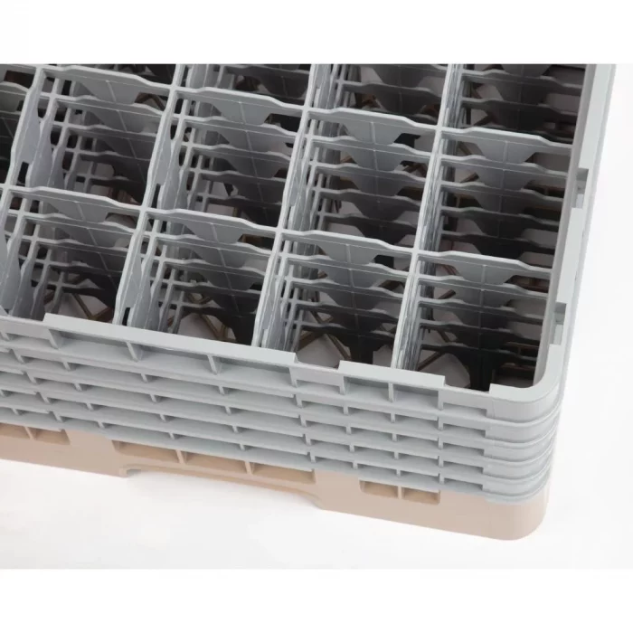 Cambro Camrack Beige 25 Compartments Max Glass Height 257mm - Image 3