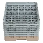 Cambro Camrack Beige 25 Compartments Max Glass Height 298mm - Image 2