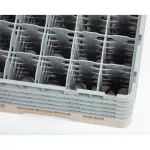 Cambro Camrack Beige 36 Compartments Max Glass Height 257mm - Image 3
