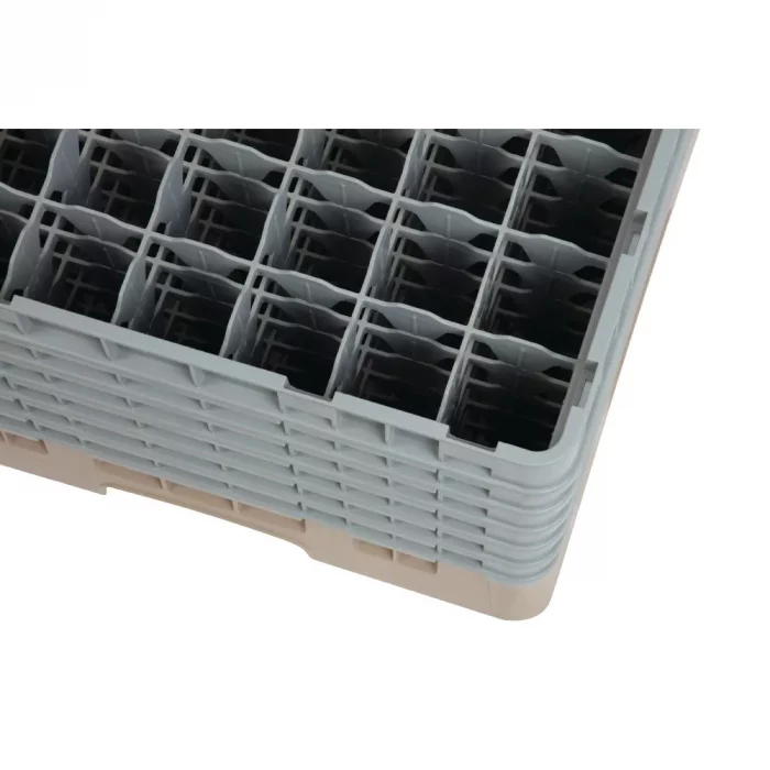 Cambro Camrack Beige 49 Compartments Max Glass Height 298mm - Image 3