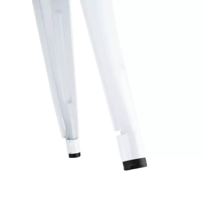 Bolero Bistro High Stools with Wooden Seatpad White (Pack of 4) - Image 5