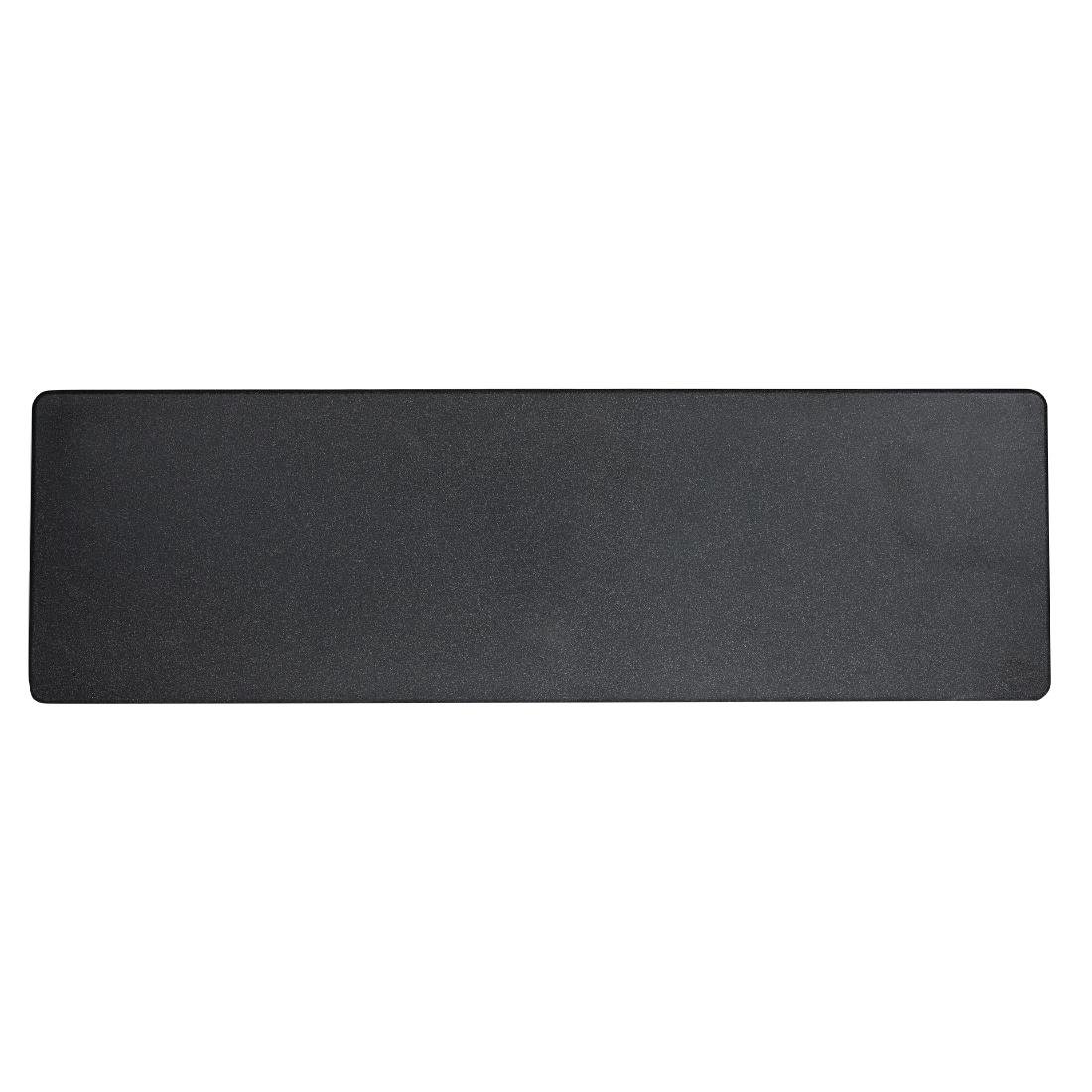dw768_churchill-1.jpg Churchill Alchemy Buffet Melamine Trays Black Granite GN 2/4 (Pack of 4) - Image 1