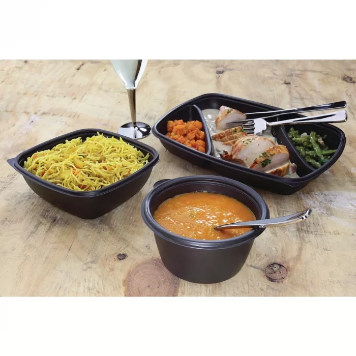 Fastpac Small Round Food Containers 375ml / 13oz (Pack of 500) - Image 2