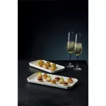 Churchill Alchemy Abstract White Deep Oblong Tray 263mm (Pack of 6) - Image 3