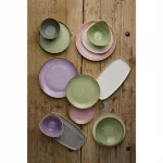 Churhill Stonecast Sage Green Triangle Bowl 185mm (Pack of 12) - Image 2