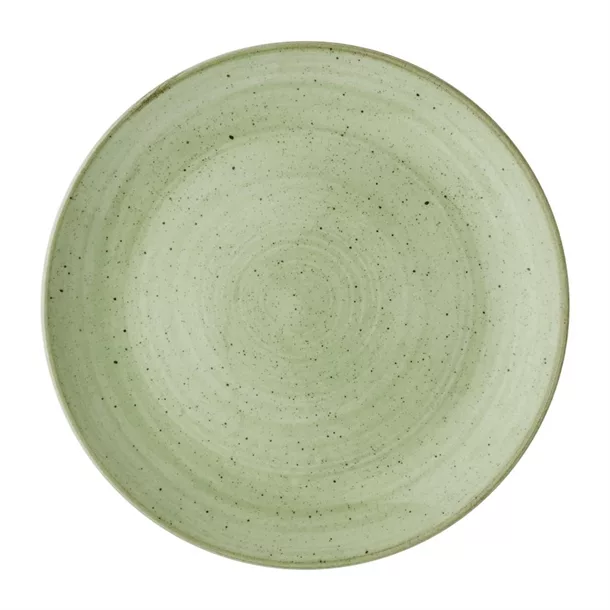 dx007_new23.jpg Churchill Stonecast Sage Green Coupe Plate 217mm (Pack of 12) - Image 1
