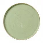 Churchill Stonecast Sage Green Walled Plate 260mm (Pack of 6)
