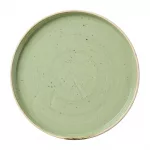 Churchill Stonecast Sage Green Walled Plate 210mm (Pack of 6)