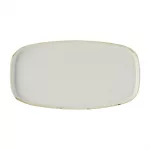 Churchill Stonecast Barley White Chefs' Walled Oblong Plate 350mm (Pack of 6)