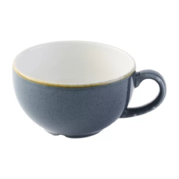 dx049_new23.jpg Churchill Stonecast Blueberry Cappuccino Cup 227ml (Pack of 12) - Image 1