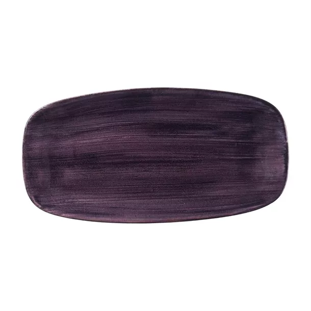 dx071_new23.jpg Churchill Stonecast Patina Deep Purple Chefs' Oblong Plate 298mm (Pack of 12) - Image 1