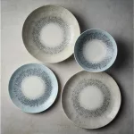 Churchill Studio Prints Fusion Blue Coupe Plate 288mm (Pack of 12) - Image 2
