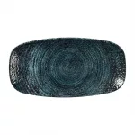 Churchill Homespun Chroma Blue Chefs' Oblong Plate 269mm (Pack of 12)