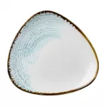 Churchill Homespun Accents Aquamarine Triangle Plate 229mm (Pack of 12)