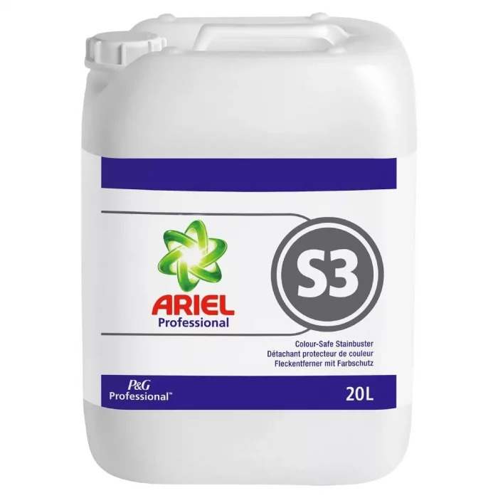 Ariel Professional S3 Colour Safe Stain Remover 20Ltr - Image 1