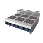 Blue Seal 6 Plate Countertop Hob 15.6kW E516S-B - Image 4