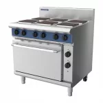 Blue Seal 6 Plate Static Oven Range 22.1kW E506S - Image 3