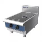 Blue Seal 2 Zone Countertop Full Area Induction Hob 10kW IN512F-B - Image 3