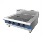 Blue Seal 4 Zone Countertop Full Area Induction Hob 20kW IN514F-B - Image 4