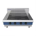 Blue Seal 4 Zone Countertop Full Area Induction Hob 20kW IN514F-B - Image 3
