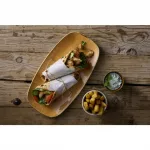 Churchill Stonecast Tangerine Chefs' Oblong Plate No. 4 (355 x 189mm) (Pack of 6) - Image 2