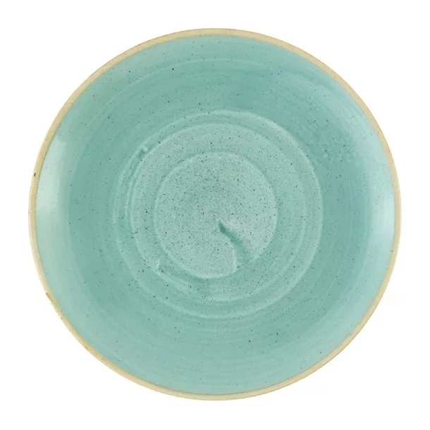 dx785_npi23.jpg Churchill Stonecast Mint Coupe Plate 217mm (Pack of 12) - Image 1