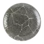 Churchill Studio Prints Kintsugi Quartz Black Coupe Plate 165mm (Pack of 12)