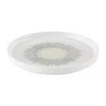 Churchill Studio Prints Fusion Agate Grey Chefs' Walled Plate 260mm (Pack of 6) - Image 2