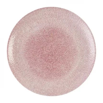 Churchill Studio Prints Raku Rose Quartz Pink Coupe Plate 288mm (Pack of 12)