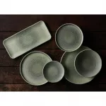 Dudson Harvest Grain Speckled Green Organic Coupe Plate 295mm (Pack of 12) - Image 2