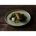 Dudson Harvest Grain Speckled Green Round Walled Plate 260mm (Pack of 6) - Image 3