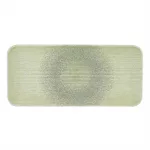 Dudson Harvest Grain Speckled Green Rectangular Plate 346 x 156mm (Pack of 6)