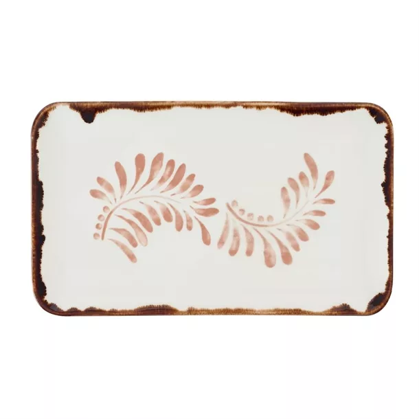 dx882_npi23.jpg Dudson Harvest Mediterranean Terracotta Rectangular Plate 270 x 160mm (Pack of 12) - Image 1