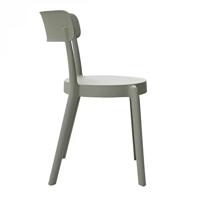 Bolero Mila Café Chairs Moss Grey (Pack of 2) - Image 2