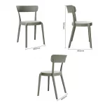 Bolero Mila Café Chairs Moss Grey (Pack of 2) - Image 5