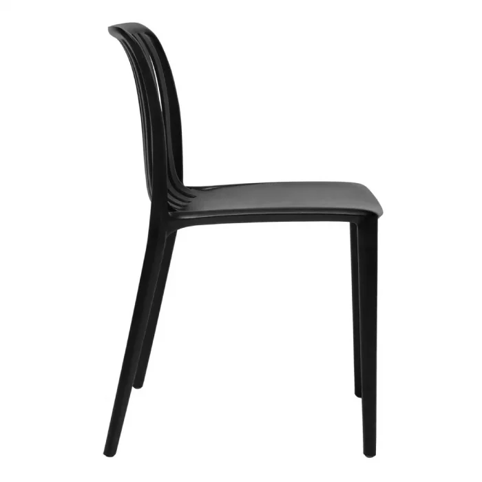 Bolero Verona Café Chairs Black (Pack of 2) - Image 2