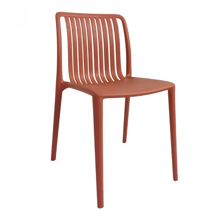 Bolero Verona Café Chairs Mild Orange (Pack of 2) - Image 1