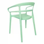 Bolero Mateo Café Chairs Mint Green (Pack of 2) - Image 3