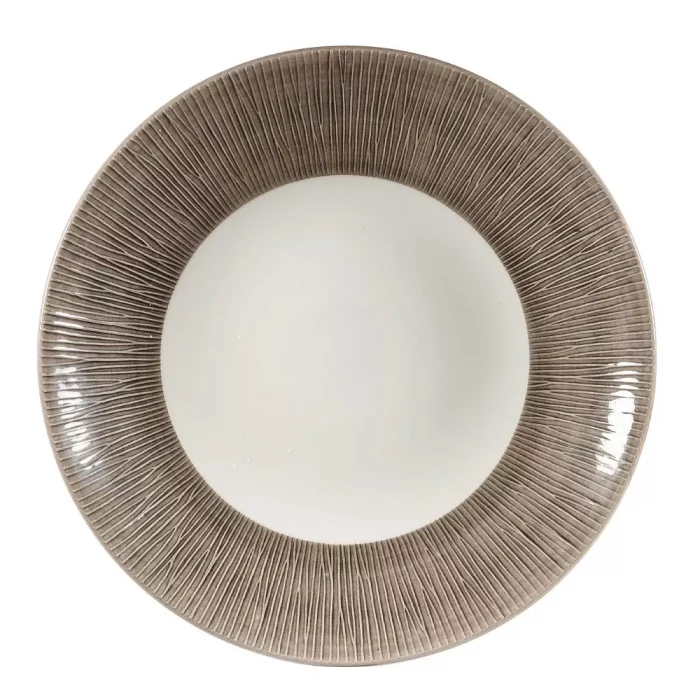 Churchill Bamboo Deep Round Coupe Plates Dusk 255mm (Pack of 12) - Image 1