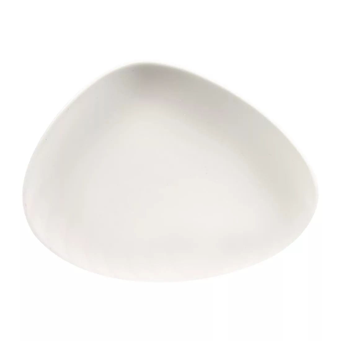 dy128_churchill.jpg Churchill Chefs Plates Triangular Plates White 200mm (Pack of 12) - Image 1