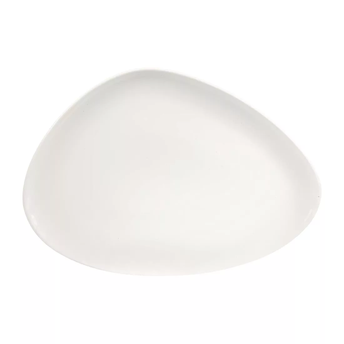 dy129_churchill.jpg Churchill Chefs Plates Triangular Plates White 356mm (Pack of 6) - Image 1