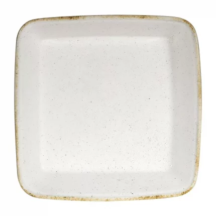 Churchill Stonecast Hints Square Baking Dishes Barley White 250mm (Pack of 6)